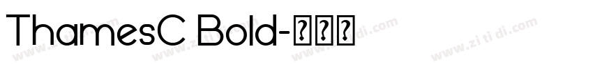 ThamesC Bold字体转换